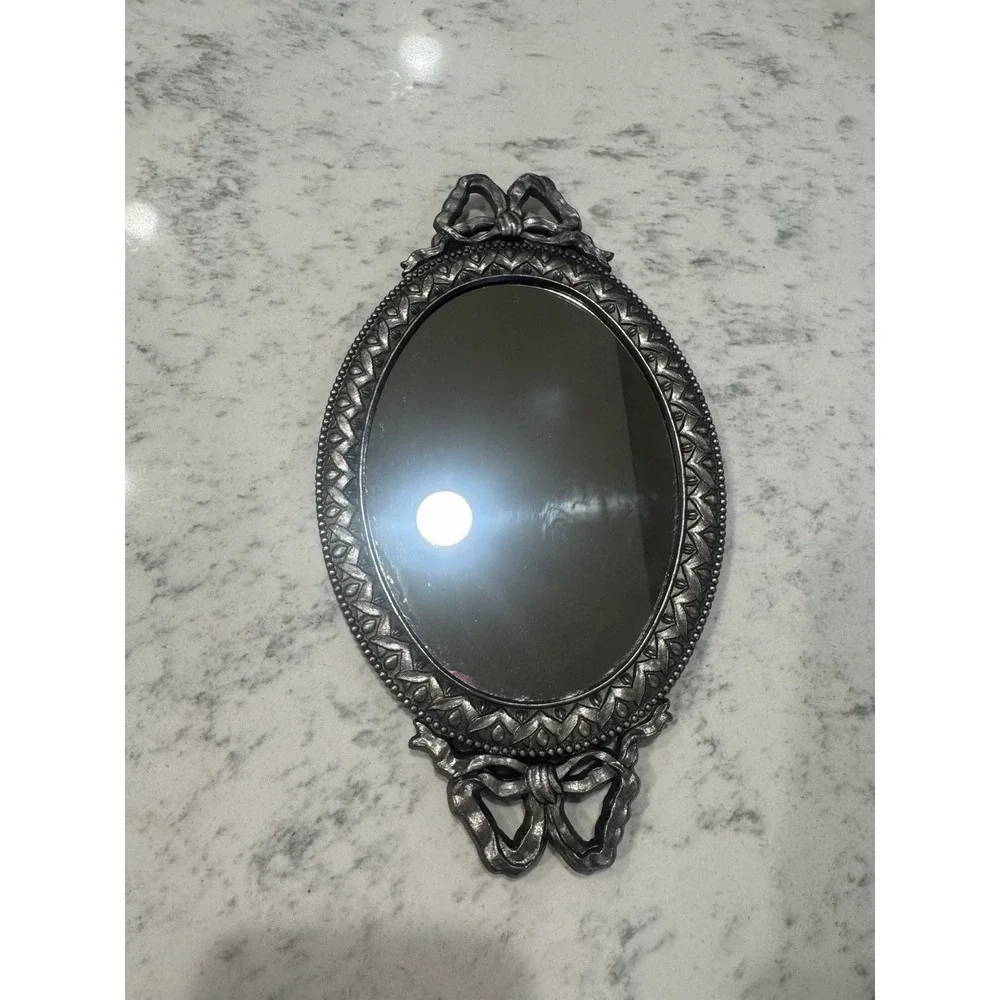 Small Silver Ornate Frame/Mirror/Tray. Vintage. Great Condition.